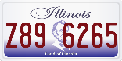 IL license plate Z896265