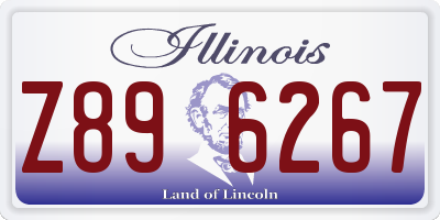 IL license plate Z896267