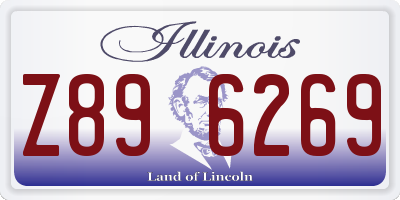 IL license plate Z896269