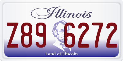 IL license plate Z896272