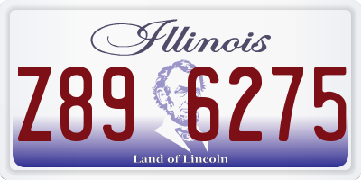 IL license plate Z896275