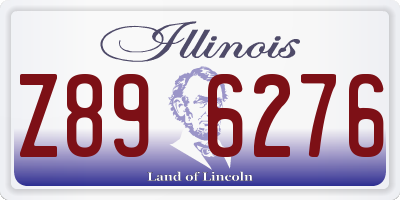 IL license plate Z896276