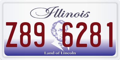 IL license plate Z896281