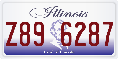 IL license plate Z896287