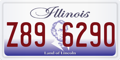 IL license plate Z896290