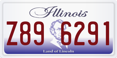 IL license plate Z896291