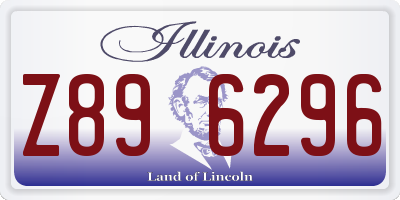 IL license plate Z896296