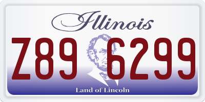 IL license plate Z896299