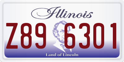 IL license plate Z896301