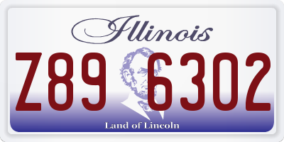 IL license plate Z896302