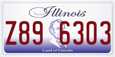 IL license plate Z896303