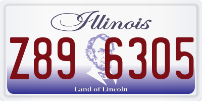 IL license plate Z896305