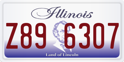 IL license plate Z896307