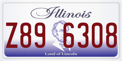 IL license plate Z896308
