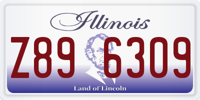 IL license plate Z896309