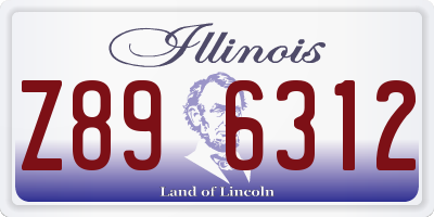 IL license plate Z896312