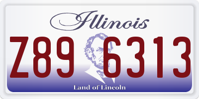 IL license plate Z896313