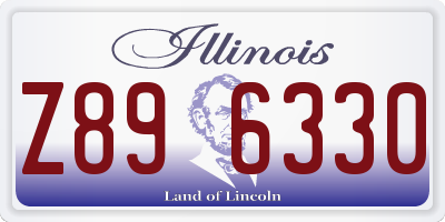 IL license plate Z896330