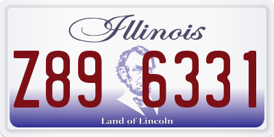 IL license plate Z896331