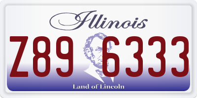 IL license plate Z896333