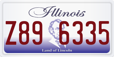 IL license plate Z896335