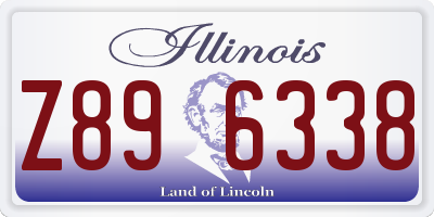 IL license plate Z896338