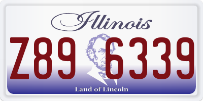 IL license plate Z896339