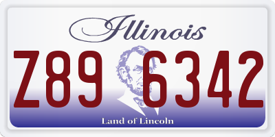 IL license plate Z896342
