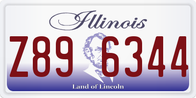 IL license plate Z896344
