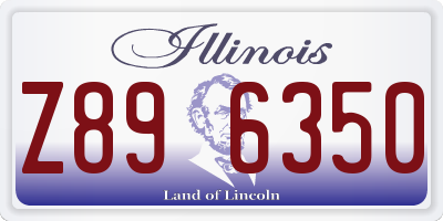 IL license plate Z896350
