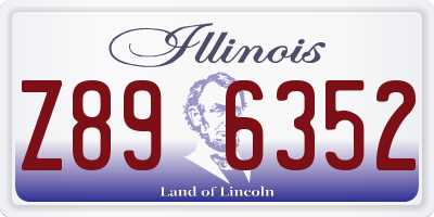 IL license plate Z896352