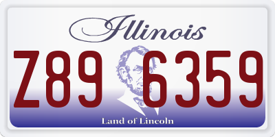 IL license plate Z896359
