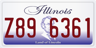 IL license plate Z896361
