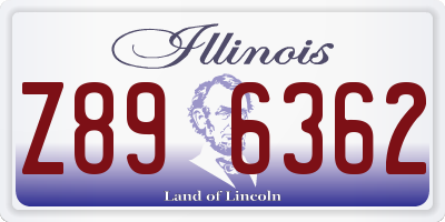 IL license plate Z896362