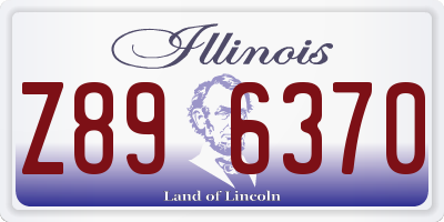 IL license plate Z896370