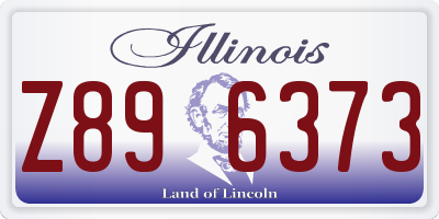 IL license plate Z896373