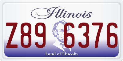 IL license plate Z896376