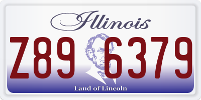 IL license plate Z896379