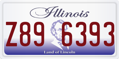 IL license plate Z896393