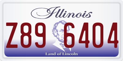 IL license plate Z896404