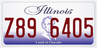 IL license plate Z896405