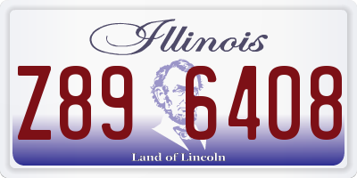 IL license plate Z896408