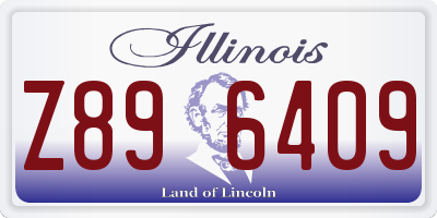 IL license plate Z896409