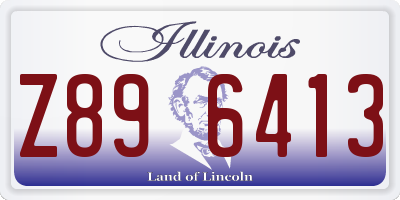 IL license plate Z896413