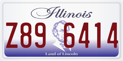 IL license plate Z896414