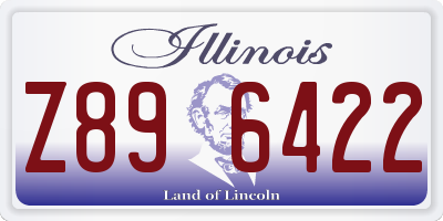 IL license plate Z896422