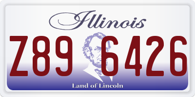 IL license plate Z896426