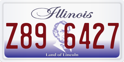 IL license plate Z896427