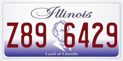 IL license plate Z896429