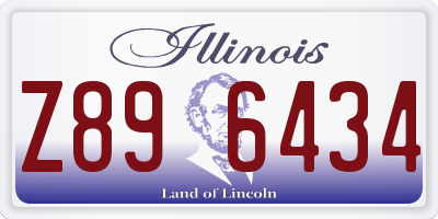 IL license plate Z896434